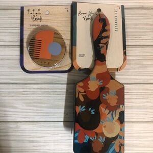 Goody TruX Reyna Noriega Collab Detangling Printed Paddle Brush & Mirror